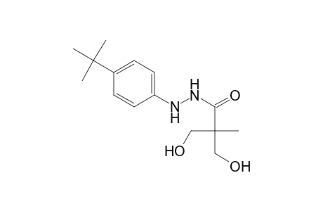 Propanoic acid, 3-hydroxy-2-(hydroxymethyl)-2-methyl-, 2-[4-(1,1-dimethylethyl)phenyl]hydrazide