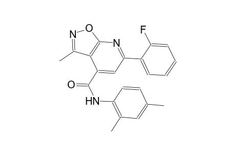 isoxazolo[5,4-b]pyridine-4-carboxamide, N-(2,4-dimethylphenyl)-6-(2-fluorophenyl)-3-methyl-