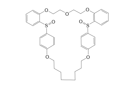 (S,S)-1,5-bis[o-(p,p'-octamethylenedioxyphenylsulfinyl)phenoxy]-3-oxa-pentane