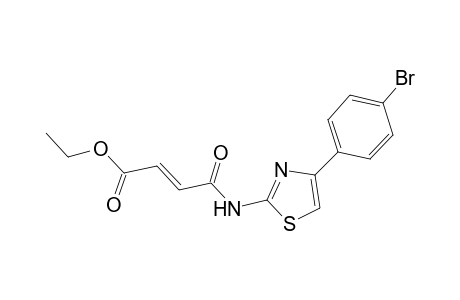 Ethyl (2E)-4-([4-(4-bromophenyl)-1,3-thiazol-2-yl]amino)-4-oxo-2-butenoate