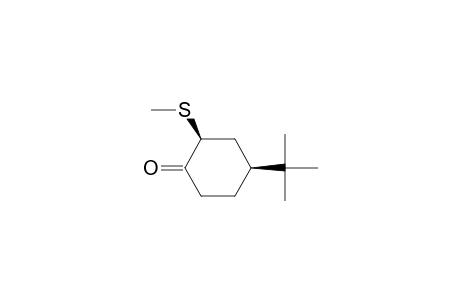 (2S*,4S*)-4-(tert-Butyl)-2-(methylthio)cyclohexanone