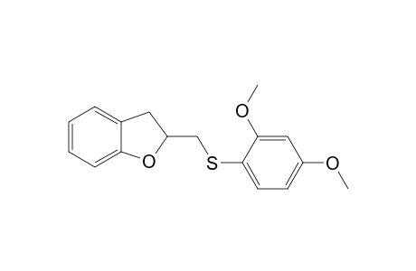 Benzofuran, 2-[[(2,4-dimethoxyphenyl)thio]methyl]-2,3-dihydro-