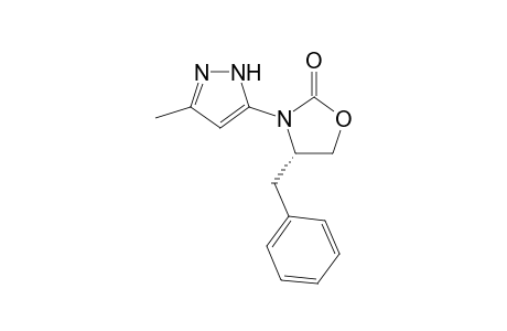(4S)-4-Benzyl-3-[3(5)-methyl-5(3)-pyrazolyl]-1,3-oxazolidin-2-one