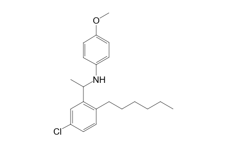 N-]{1-](5-]Chloro-]2-]n-]hexylphenyl)ethyl}-]4-]methoxyaniline