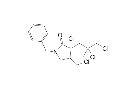 N-Benzyl-3-chloro-3-(2',3'-dichloro-2'-methylpropyl)-4-(chloromethyl)pyrrolidin-2-one
