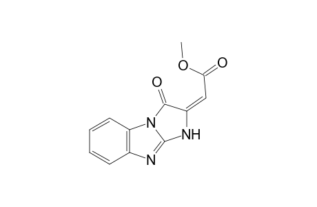 Acetic acid, 2-[3-oxo-1H-imidazo[1,2-a][1,3]benzimidazol-2(3H)-yliden]-, methyl ester