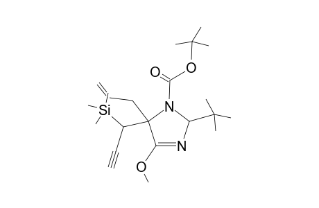 t-Butyl 2-(t-butyl)-5-allyl-4-methoxy-5-[(trimethylsilyl)prop-2'-ynyl]-2,5-dihydroimidazole-1-carboxylate