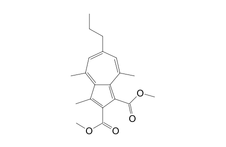 Dimethyl 3,4,8-trimethyl-6-propylazulene-1,2-dicarboxylate