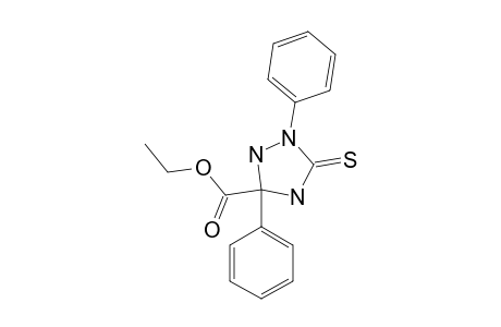 5-Ethoxycarbonyl-2,5-diphenyl[1,2,4]triazolidine-3-thione
