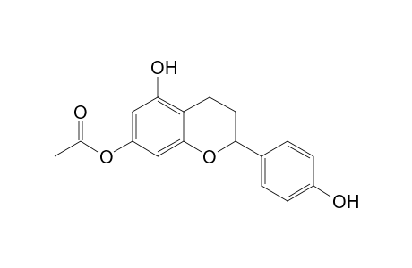 2H-1-Benzopyran-5,7-diol, 3,4-dihydro-2-(4-hydroxyphenyl)-, 7-acetate