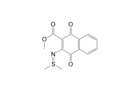 3-(dimethylsulfuranylideneamino)-1,4-diketo-naphthalene-2-carboxylic acid methyl ester