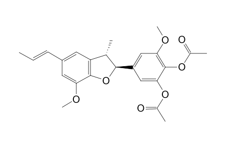 OBOVATIFOL-DIACETATE;(2S,3S)-2,3-DIHYDRO-2-(3,4-DIACETOXY-5-METHOXYPHENYL)-7-METHOXY-3-METHYL-5-TRANS-PROPENYL-BENZOFURAN