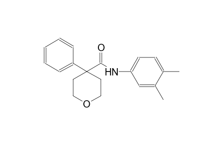 N-(3,4-dimethylphenyl)-4-phenyltetrahydro-2H-pyran-4-carboxamide