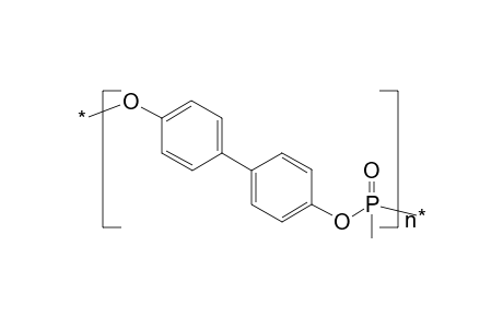 Poly(methylphosphonate) from 4,4'-dihydroxybiphenyl