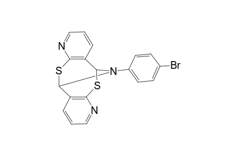 5,11-Imino-5H,11H-[1,5]dithiocino[2,3-b:6,7-b']dipyridine, 13-(4-bromophenyl)-