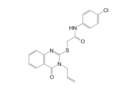 2-[(3-allyl-4-oxo-3,4-dihydro-2-quinazolinyl)sulfanyl]-N-(4-chlorophenyl)acetamide