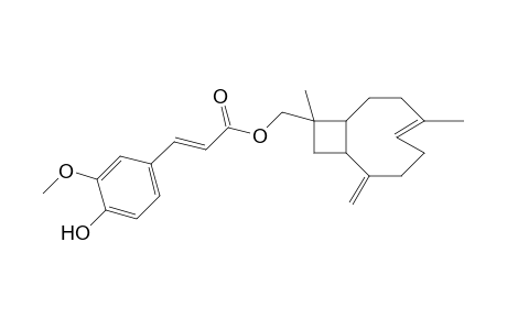 Caryophyllene <9-epi-14-Hydroxy-.beta.-> ferulate