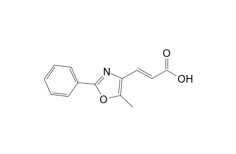 (E)-3-(5-methyl-2-phenyl-1,3-oxazol-4-yl)prop-2-enoic acid