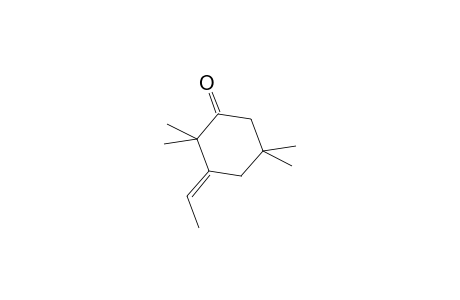 Cyclohexanone, 3-ethylidene-2,2,5,5-tetramethyl-