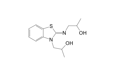 2-(2-Hydroxypropylimino)-3-(2-hydroxypropyl)benzothiazoline