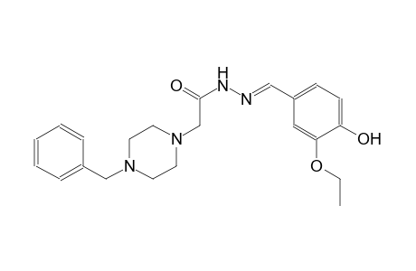 1-piperazineacetic acid, 4-(phenylmethyl)-, 2-[(E)-(3-ethoxy-4-hydroxyphenyl)methylidene]hydrazide
