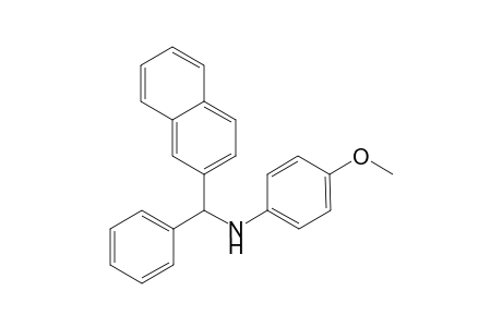 N-[Naphthalen-2'-yl)(phenyl)methyl]-4-methoxybenzenamine