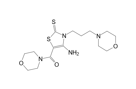 2(3H)-thiazolethione, 4-amino-5-(4-morpholinylcarbonyl)-3-[3-(4-morpholinyl)propyl]-