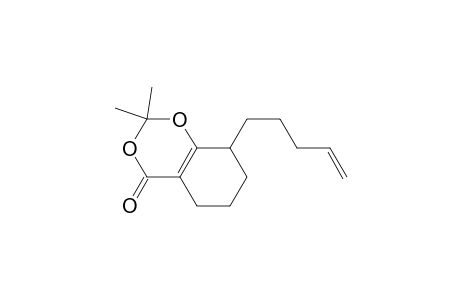 5,6,7,8-Tetrahydro-2,2-dimethyl-8-(4'-pentenyl)-4H-1,3-benzodioxin-4-one