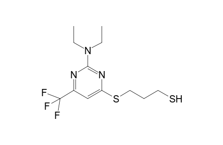 2-(N,N-DieEthylamino)-4-(3-mercaptoeth-1-yl)thio-6-trifluoromethylpyrimidine