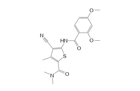 4-cyano-5-[(2,4-dimethoxybenzoyl)amino]-N,N,3-trimethyl-2-thiophenecarboxamide