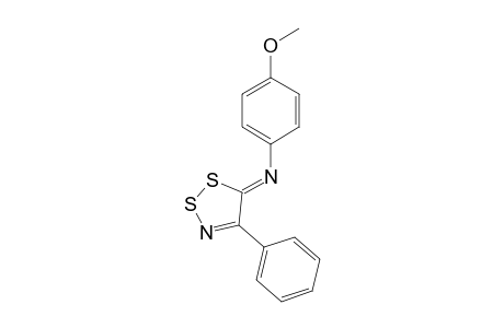 4-Phenyl-5-[(4'-methoxyphenyl)imino]-1,2,3-dithiazole
