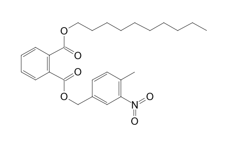 Phthalic acid, decyl 4-methyl-3-nitrobenzyl ester