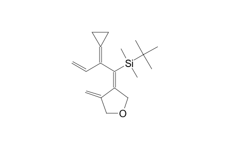 TERT.-BUTYL-[2-CYCLOPROPYLIDENE-1-(4'-METHYLENETETRAHYDRO-3'-FURANYLIDENE)-3-BUTENYL]-DIMETHYLSILANE