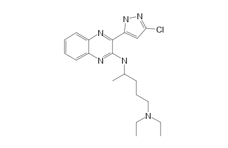 N4-[3-(3-CHLORO-1H-5-PYRAZOLYL)-2-QUINOXALINYL]-N',N'-DIETHYL-1,4-PENTANEDIAMINE