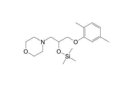 1-(2,5-Dimethylphenoxy)-3-(4-morpholinyl)-2-propanol, tms