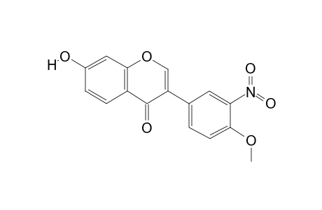 7-hydroxy-3-(4-methoxy-3-nitro-phenyl)chromone