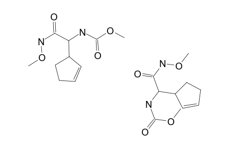 2-[(METHOXYCARBONYL)-AMINO]-2-(2-CYCLOPENTENYL)-N-METHOXYACETAMIDE