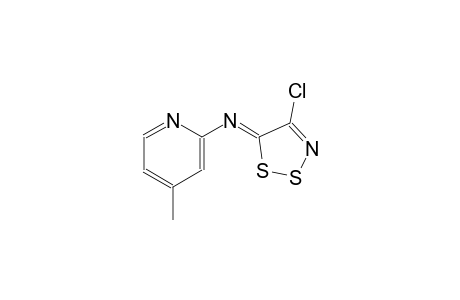 2-pyridinamine, N-[(5Z)-4-chloro-5H-1,2,3-dithiazol-5-ylidene]-4-methyl-