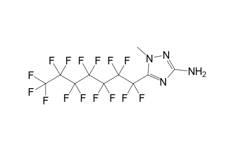1-Methyl-5-(1,1,2,2,3,3,4,4,5,5,6,6,7,7,7-pentadecafluoroheptyl)-1,2,4-triazol-3-amine