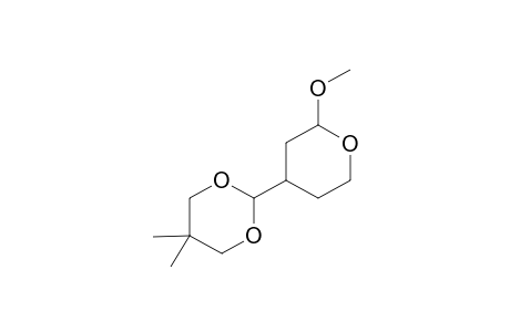 1,3-Dioxane, 5,5-dimethyl-2-(tetrahydro-2-methoxy-2H-pyran-4-yl)-