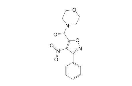 5-(N-MORPHOLINOCARBONYL)-4-NITRO-3-PHENYLISOXAZOLE