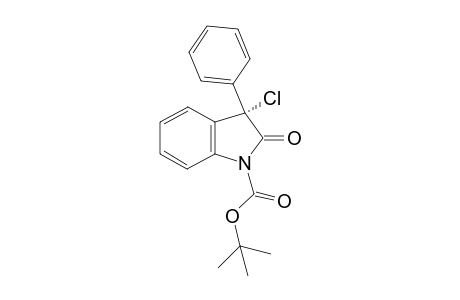 (3S)-tert-butyl 3-chloro-2-oxo-3-phenylindoline-1-carboxylate