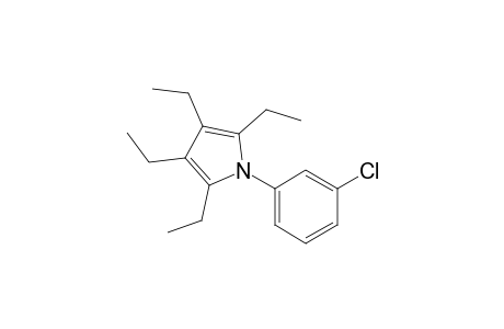 2,3,4,5-Tetraethyl-1-(m-chlorophenyl)-1H-pyrrole
