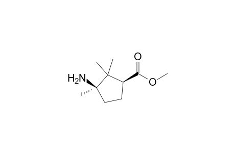 Methyl (1S,3R)-3-Amino-2,2,3-trimethylcyclopentanecarboxylate