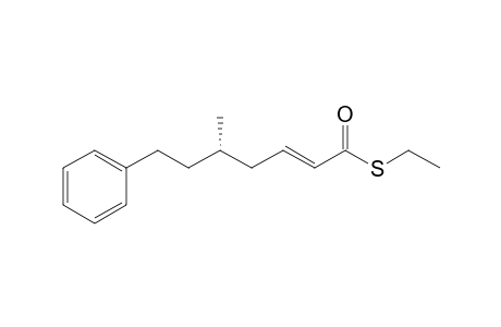 (S,E)-S-Ethyl 5-methyl-7-phenylhep-2-enethioate
