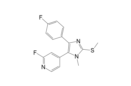 2-Fluoro-4-[4-(4-Fluorophenyl)-1-methyl-2-(methylsulfanyl)-1H-imidazol-5-yl]pyridine