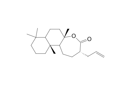 (+-)-5a.beta.,8,8,11a.beta.-tetramethyl-3.alpha.-(2-propenyl)-7a.alpha.H,11b.alpha.H-tetradecahydronaphth[2,1-b]oxepin-4-one