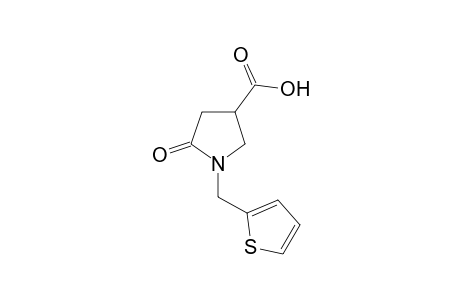 5-oxo-1-(2-thenyl)-3-pyrrolidinecarboxylic acid