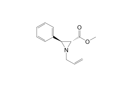 trans-1-Allyl-3-phenyl-2-methoxycarbonylaziridine
