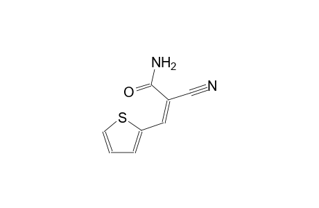 (2Z)-2-cyano-3-(2-thienyl)-2-propenamide